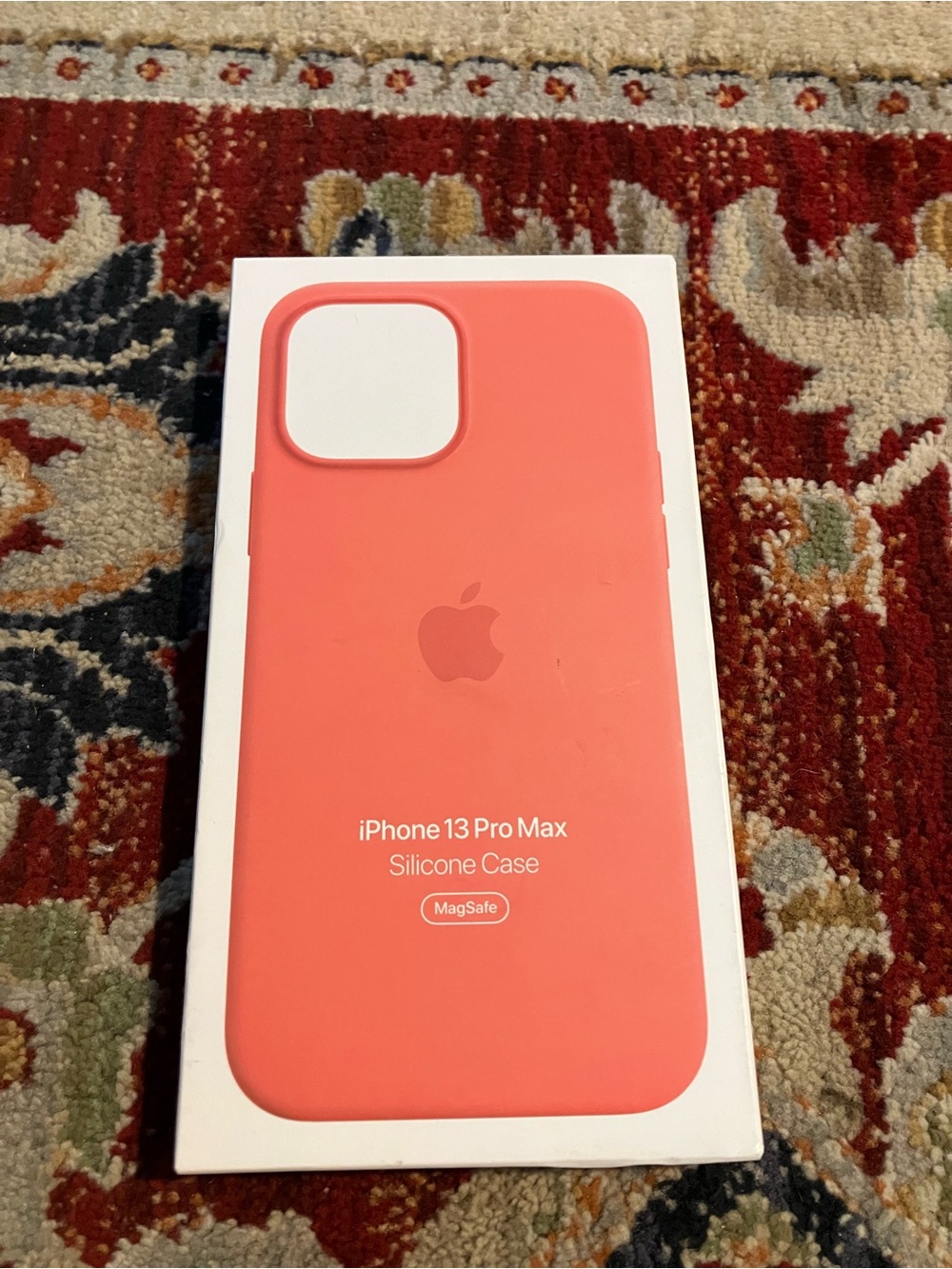 Apple iPhone 13 Pro Max Silicon Case Orangish Peach